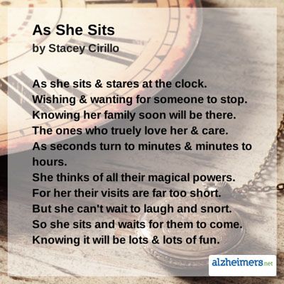 Alzheimer's ~ As She Sits